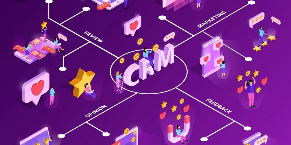 crm-system-with-customer-attraction-feed-back-isometric-flowchart-purple_1284-28826
